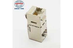 China CAT5E CAT6 STP Keystone Jack Right Angle Cat6 Shielded Inline Modular supplier