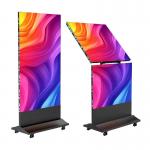 Floor Standing Foldable Led Poster Screen P2 P2.5 Advertising Indoor Outdoor LED Poster Display for Shop Mall for sale