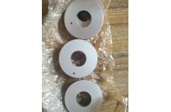 China Ultrasonic Welding Piezo Ceramic Ring Silver Coating Electrode Positive And Negative Pole supplier