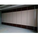 100 mm Thickness Banquet Hall Movable Wall Board / Folding Sliding Partition Walls for sale