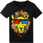Sound Control LED Light Up T Shirt 100% Cotton Washable For Couple for sale