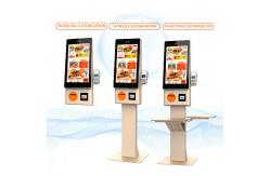 China Customizable Appearance Self Ordering Kiosk with Barcode Scanner and Thermal Printer supplier