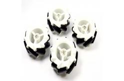 China 65mm Plastic Car Wheel Omnidirectional For Mecanum supplier