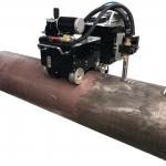 PLC Control Heavy-Duty Pipeline Orbital Welding Crawler Machine