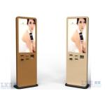 Media Player Information Thin Free Standing Kiosk With 32 Inch LCD TFT Monitor for sale