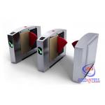 Anti Punching Dual Channels 0.6s Biometric Flap Barrier Gate