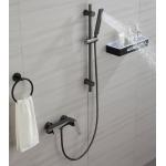 Leakproof OEM Gray Hot Cold Copper Bathtub Faucet for sale