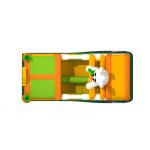 Tarpaulin Inflatable Water Slides Rabbit Themed Kids Water Jumping Castle With Slide