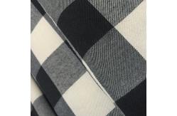 China Fashion Lightweight Polyester Fabric One Side Brushed Yarn Dyed Fabric 59 Width supplier