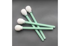 China Round Lollipop Sponge Foam Cleaning Swab For Cleanroom Lint Free supplier