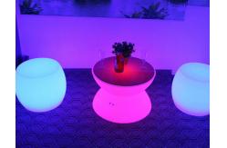 China Commercial Polyethylene Roto Molded Furniture LED Bar Tables And Chairs supplier
