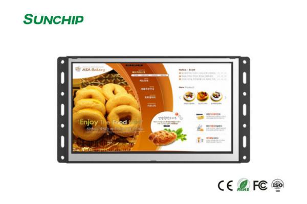 Flexible Installation Open Frame LCD Display , 13.3 LCD Advertising Display