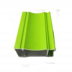 Green Powder Coated Aluminium Extrusions For School Windows Frame