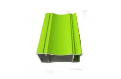 China Green Powder Coated Aluminium Extrusions For School Windows Frame supplier
