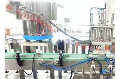 China Customized Bottle Filling Line / Auto Liquid Filling Machine Oem Service supplier
