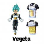 Soft T Shirt For Teenager Boy Anime Clothing Super Saiyan Vegeta Fashion Summer Tee Tops for sale