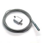 Iron Suspension Kit Adjustable Hanging Wire Kit With Looping Gripper For Led Panel Light for sale