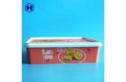 China Anti - Counterfeiting Plastic Cupcake Boxes With Closed Square Cover supplier
