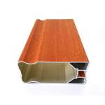 Wood Grain 6063 Aluminum Extrusion Profiles Traditional Building Materials For Construction for sale