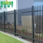 Wholesale Customized Durable Powder Coated Tubular Fencing Outdoor Garden Black for sale