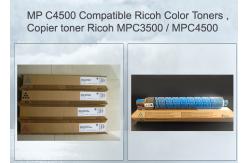 China Mpc4500 / 3500 Cyan Ricoh Toner Cartridge 888607 With 17000 Yield Pages supplier