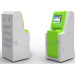 LCD Touch Information Self Checkout Kiosk With Coin Acceptor / Thermal Printer for sale