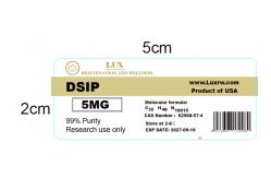 China SLU-PP-32 5mg Peptide Vial Labels Pvc Materail  Self Adhesive Labels supplier