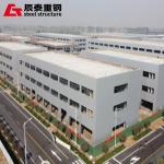 Multi Story Steel Structure Workshop Prefabricated Building Metal Frame Construction for sale