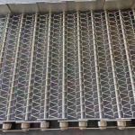 Cnc Machine Tool Perforated Stainless Mesh Conveyor Belt Antistatic for sale