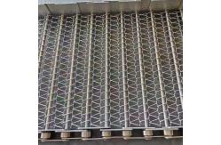 China Cnc Machine Tool Perforated Stainless Mesh Conveyor Belt Antistatic supplier