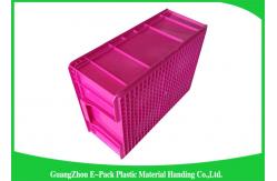 China Warehouse Plastic Stackable Containers Big Capacity Space Saving Foldable Transport supplier