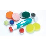 Durable Mini Spin Brush Cleaner Multifunctional ABS With Customized Color for sale