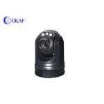 360 Degree Vehicle Mounted Ptz Camera , IP66 Black Ip Dome Camera High Speed for sale
