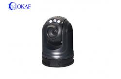 China 360 Degree Vehicle Mounted Ptz Camera , IP66 Black Ip Dome Camera High Speed supplier