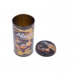 Metal Tinplate Coffee Aerosol Tin Can Empty Gallon Round With Lid