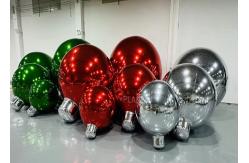 China Giant Party Event Reflective Inflatable Christmas Mirror Ball With Double Layer supplier