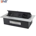 Keep Product In Stock Tabletop Ppop Up Power Data Outlet Square Button With USB Charger for sale