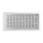 IP67 40Keys Alphanumeric Stainless Steel Keypad Top Panel Mount Outdoor for sale