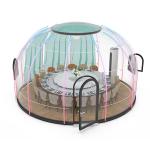 Diameter 5.5m Small Bubble Tent PC Polycarbonate Garden Dome Bubble Tent for sale