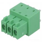 2-24 Pin 3.5/3.81 Mm Spacing Vertical Angle Plug-In Terminal Block HQ15EDGB for sale