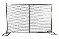China 6ft X 12ft Temporary Chain Link Fence Panels Galvanized 60mm X 60mm supplier