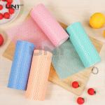 Wavy Line Spunlace Nonwoven Cleaning Wipes For Kitchen Wet Wipes for sale