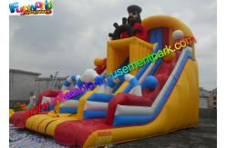 China Customized Pirate Inflatable Slide Three Lane , inflatable kids slide supplier