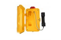 China Ringdown Industrial Weather Resistant Telephone IP66-IP67 With Flashing Warning Lamp supplier