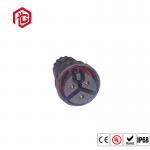 Male To Female Ip67 M23 Molded Cable Connector 3 Pin PA66 Nylon Material for sale