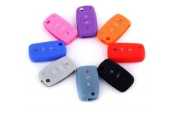 China Silicone cover for car keys,Silicone car remote control cover supplier