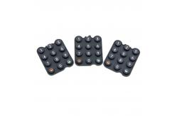 China Customized Silicone Calculator Buttons, Various Control Panel Rubber Buttons, Conductive supplier