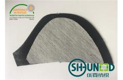 China Canvas Thinner Costume Shoulder Pads , Black Small Shoulder Pads For Casual Suit supplier