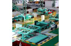 China Heavy Duty Stainless Steel Cut To Length Machine Slitting PLC control supplier