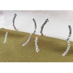 Fashion Polyester Soft Elastic Band , Black Elastic Tape With Screen Printing Logo